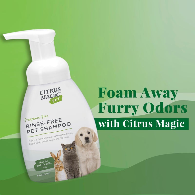 Citrus Magic Pet Rinse-Free Pet Shampoo, 8-Fluid Ounce - Image 3